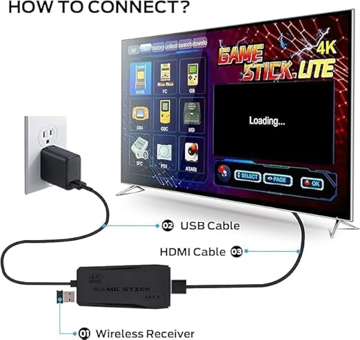 Retro Funs M8 Retro Game Console Built-in 21000+ Many Classic Games