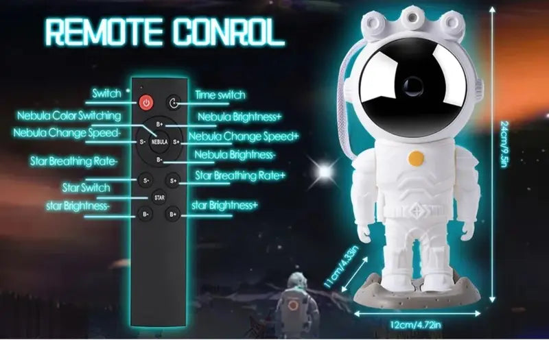 Astronaut Star projector the galaxy starry Sky night lamp